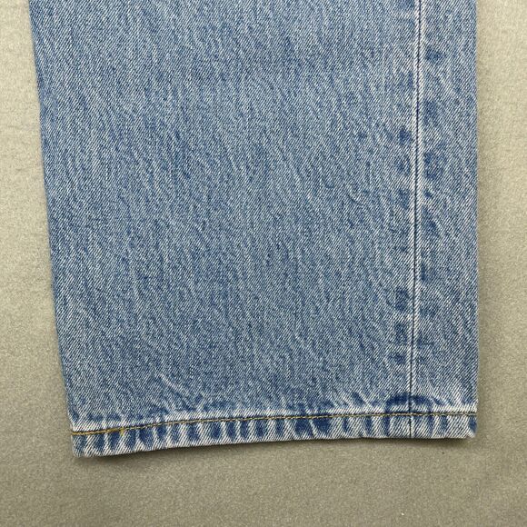 Levi's 501 Jeans Mens 36x30 Vtg Blue Denim Button Fly 100% Cotton Straight Leg - Picture 6 of 15